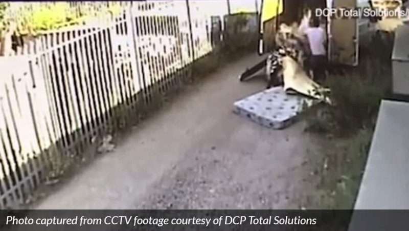 Fly-tippers caught on CCTV