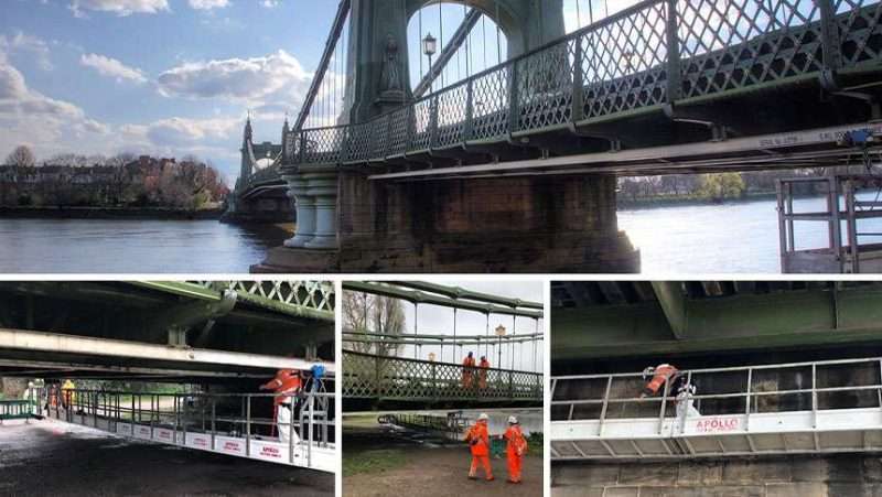Clearway’s cleaning of Hammersmith Bridge reveals dangerous structural damage