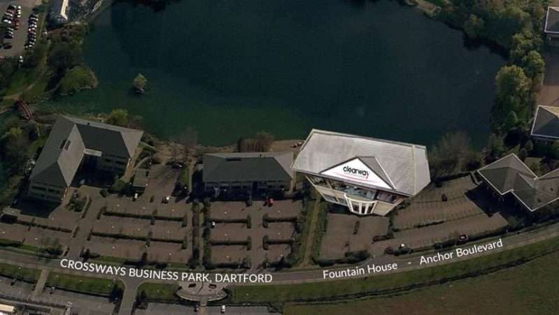 Clearway HQ can now be seen from space