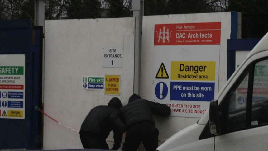 construction site theft