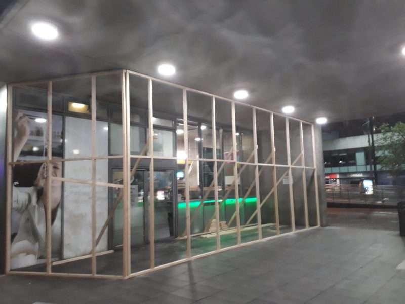 Business site in high risk city centre location repossessed and secured