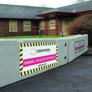 concrete barrier hire from Clearway