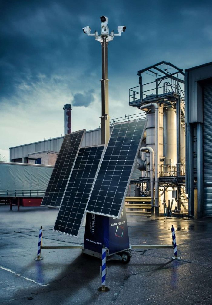 inView solar CCTV Tower from Clearway
