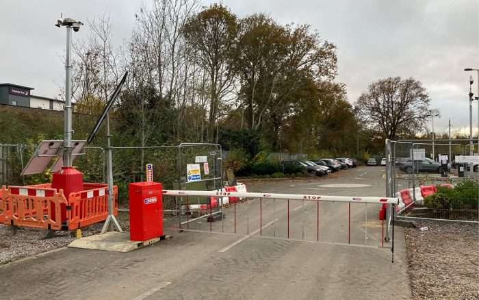 Clearway SOSEC solar powered Barriers