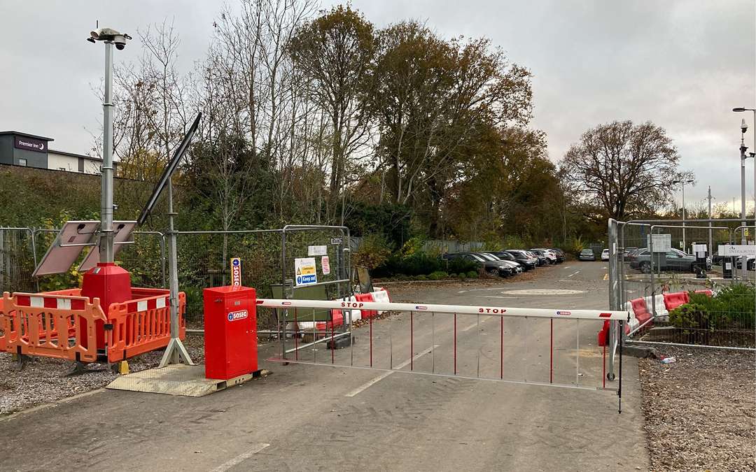 Clearway SOSEC solar powered Barriers