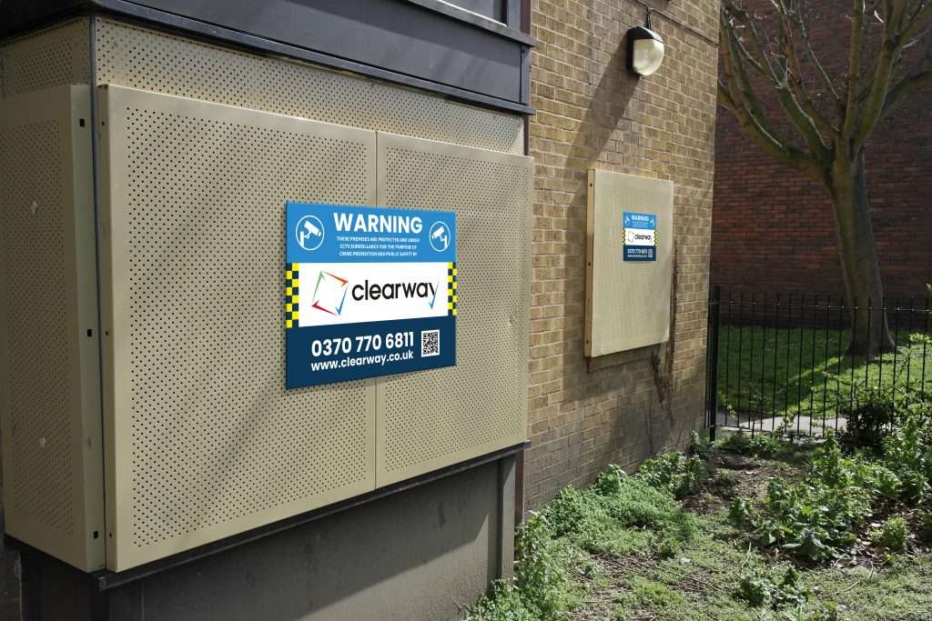 Clearway steel screens for security