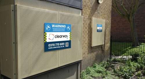 Clearway steel screens for security