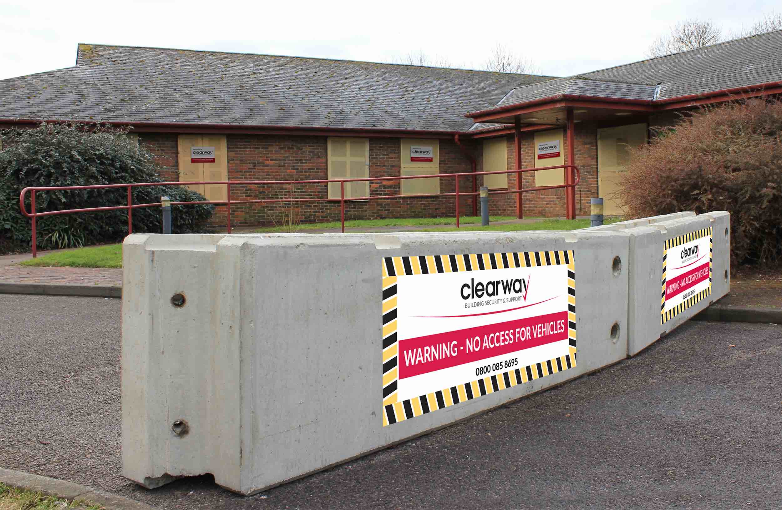 concrete barrier hire from Clearway