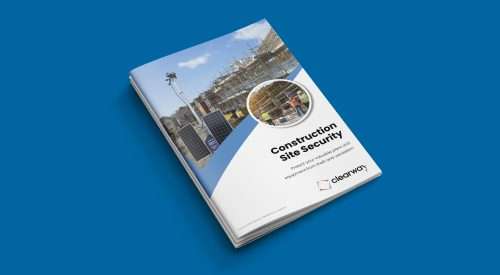 Clearway construction security brochure front