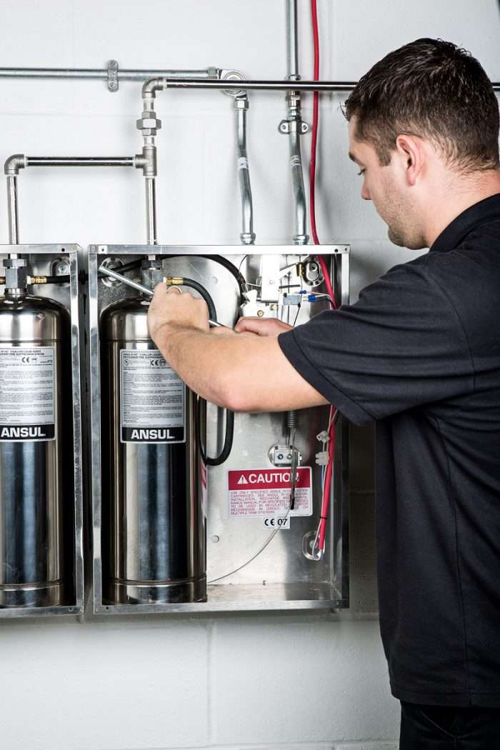 Fire Suppression system installation from Clearway