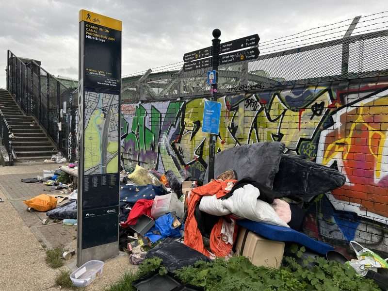 Working with the Canal and River Trust to combat fly-tipping