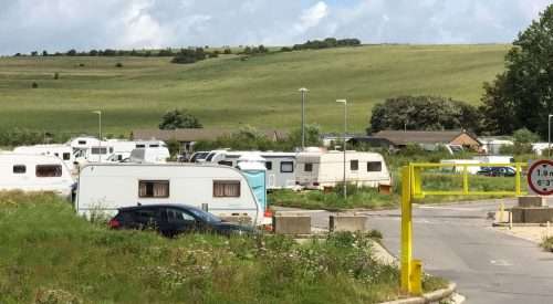 Illegal traveller occupation of land and golf clubs
