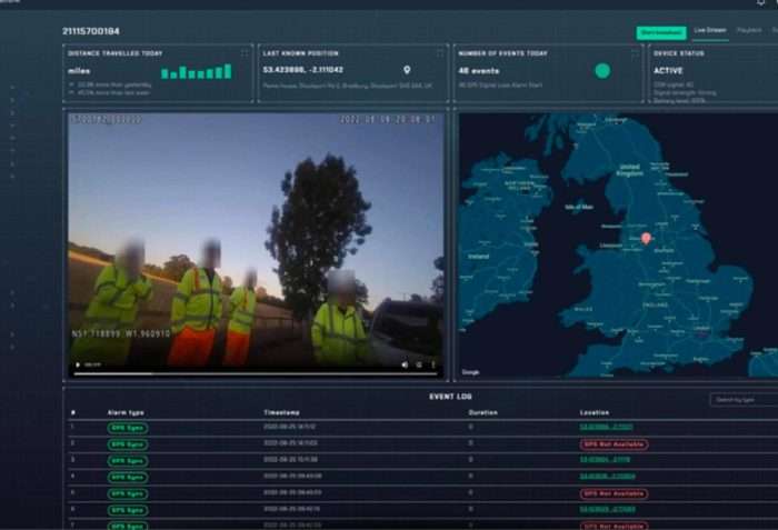hard hat mounted camera monitoring