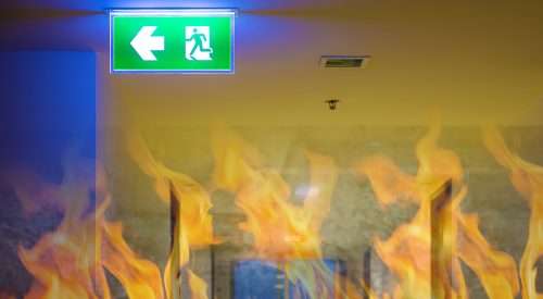 emergency exit sign