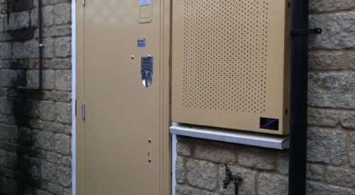 Clearway keyless steel security door