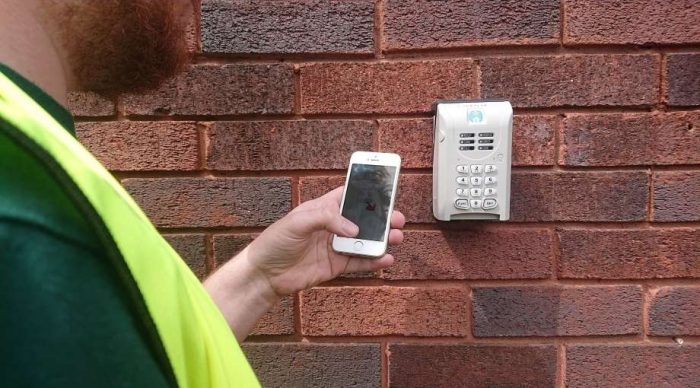 sentrikey access solution on wall