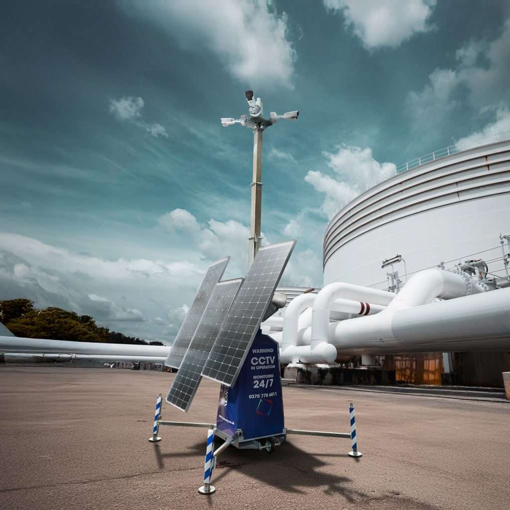 Solar Power CCTV Tower from Clearway