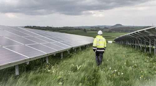 solar farm panels
