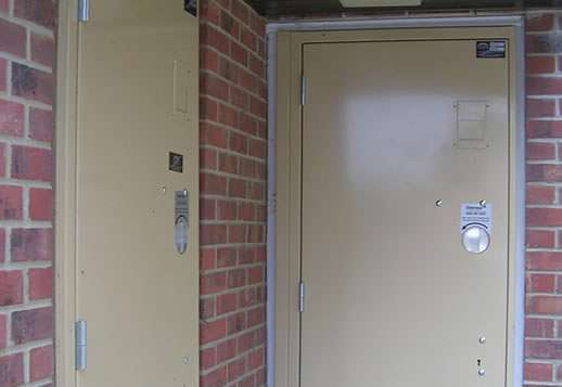 Steel security door from Clearway