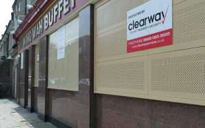 vacant property security screen