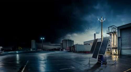 What are the benefits of static CCTV towers