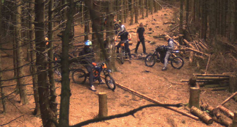 CCTV prevents Anti Social Behaviour in Lancashire Woodland