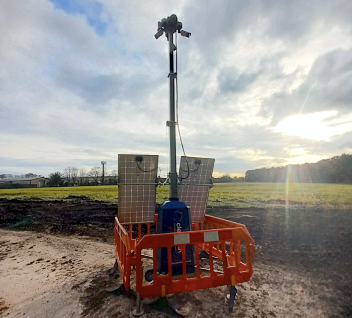 Temporary CCTV hire for EV security