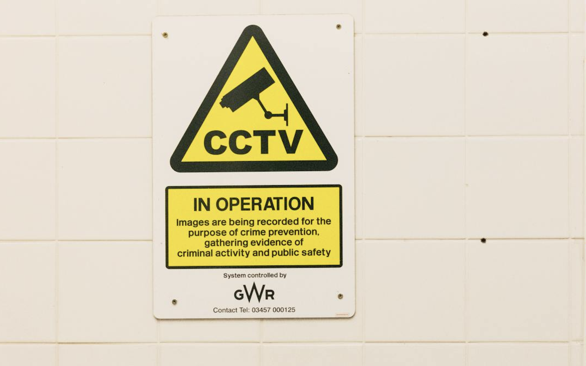 cctv signage
