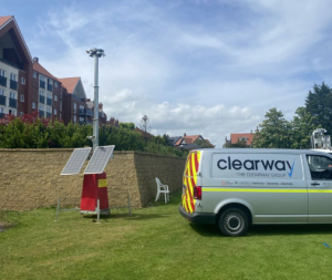 Clearway inView CCTV Tower and van