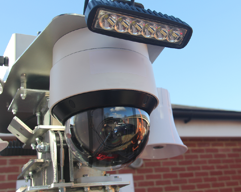 Solar powered CCTV Tower with remote monitoring provides extra ‘eyes and ears’ at Yorkshire port