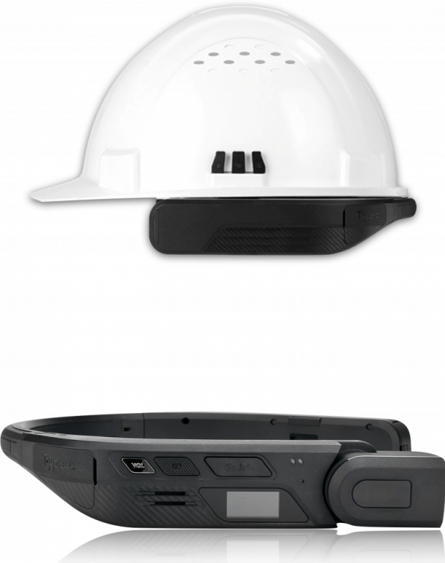 hard hat mounted camera