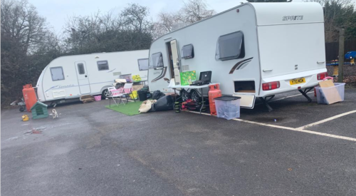 how to evict travellers from private land