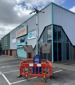 inView solar power CCTV Tower