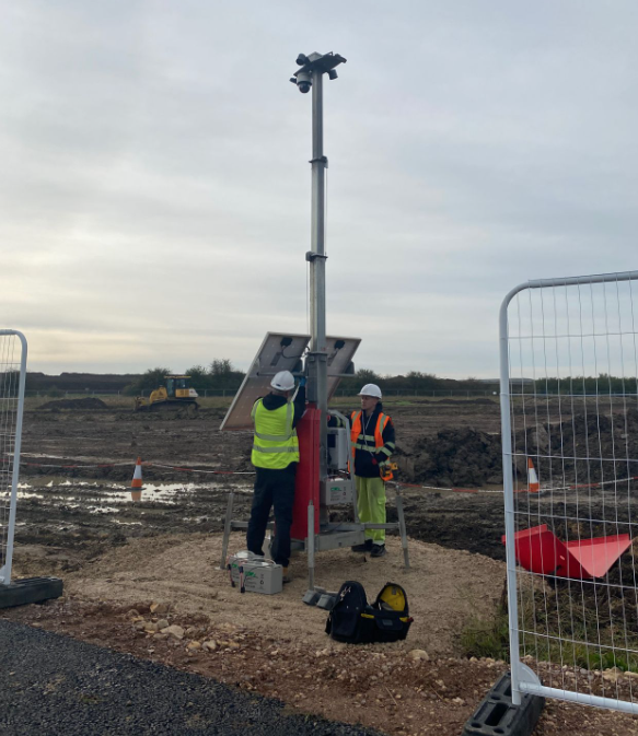 Clearway CCTV Tower on site