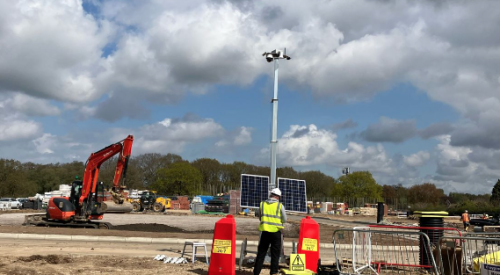 Construction site CCTV Tower