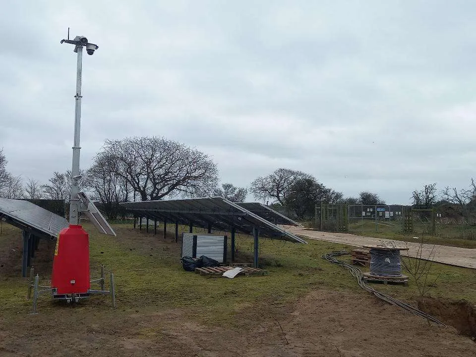 High-Height CCTV Tower Surveillance for Large Areas